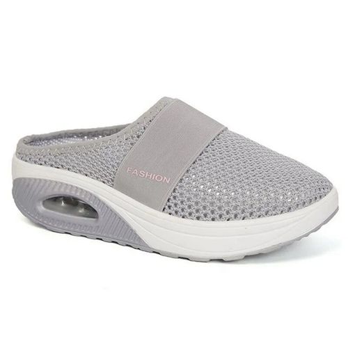 Sandales À Semelles Compensées Pour Femme",Chaussures Légères En Maille Respirante,"Pantoufles À La Mode