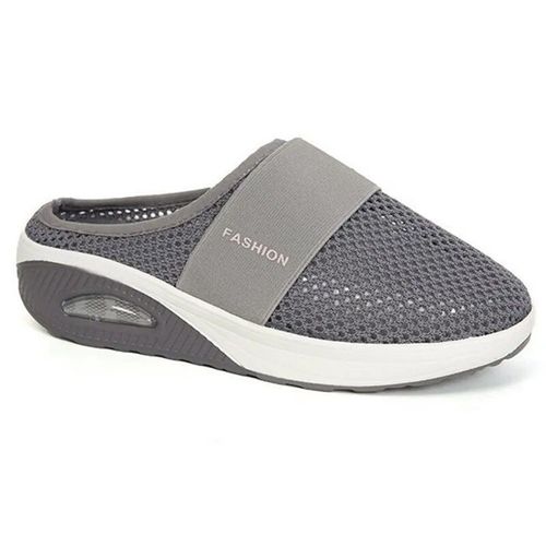 Sandales À Semelles Compensées Pour Femme",Chaussures Légères En Maille Respirante,"Pantoufles À La Mode