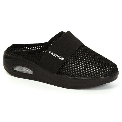 Sandales À Semelles Compensées Pour Femme",Chaussures Légères En Maille Respirante,"Pantoufles À La Mode