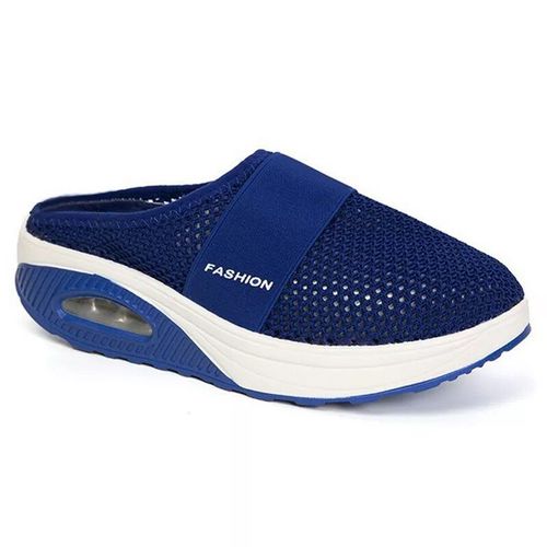 Sandales À Semelles Compensées Pour Femme",Chaussures Légères En Maille Respirante,"Pantoufles À La Mode