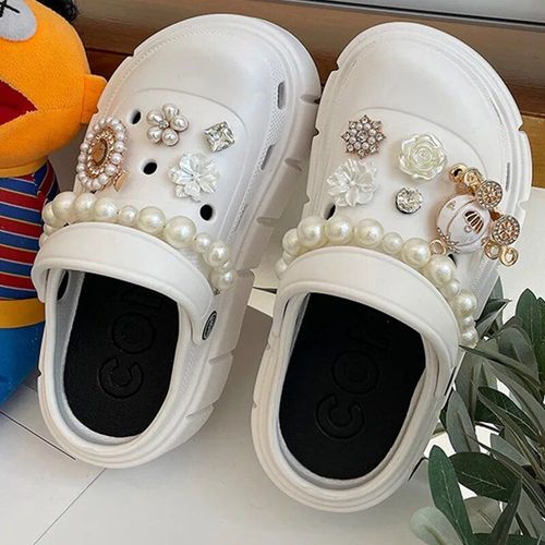 Sandales À Breloques Pour Femmes",Chaussures Everg,Pantoufles D'extérieur,Semelle Optique,Sandales D'été Pour Filles,Haute Qualité,Nouvelle Mode,"2023