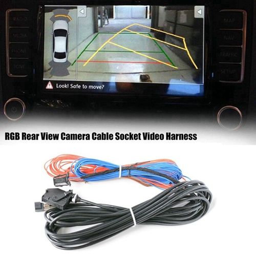 Câble De Caméra De Recul Rgb,Rcd510,Rns510,Rns315,Pour Vw,Passat,Jet,Golf