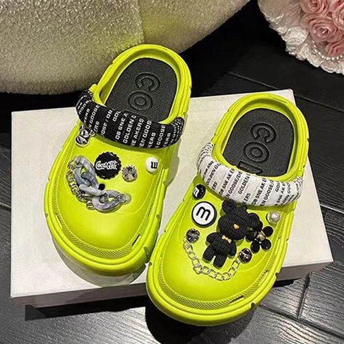 Sandales À Breloques Pour Femmes",Chaussures Everg,Pantoufles D'extérieur,Semelle Optique,Sandales D'été Pour Filles,Haute Qualité,Nouvelle Mode,"2023