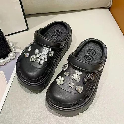 Sandales À Breloques Pour Femmes",Chaussures Everg,Pantoufles D'extérieur,Semelle Optique,Sandales D'été Pour Filles,Haute Qualité,Nouvelle Mode,"2023