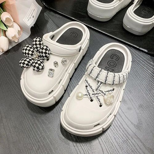 Sandales À Breloques Pour Femmes",Chaussures Everg,Pantoufles D'extérieur,Semelle Optique,Sandales D'été Pour Filles,Haute Qualité,Nouvelle Mode,"2023