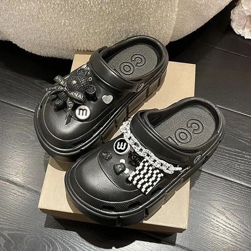 Sandales À Breloques Pour Femmes",Chaussures Everg,Pantoufles D'extérieur,Semelle Optique,Sandales D'été Pour Filles,Haute Qualité,Nouvelle Mode,"2023