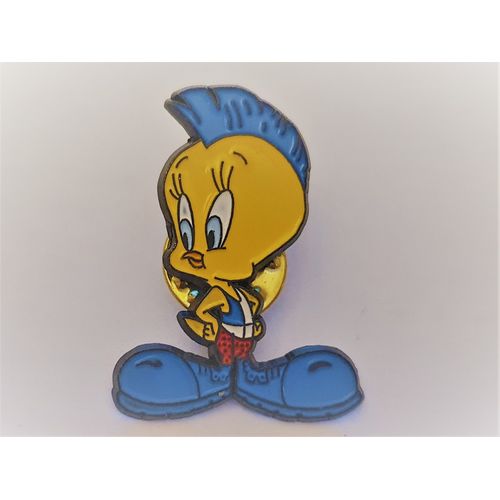 Pins Titi Coifure Iroquoise/ Looney Tunes / Signé Warner Bross
