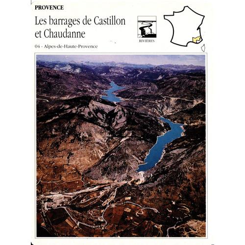 Fiche Les Barrages De Castillon Et Chaudanne