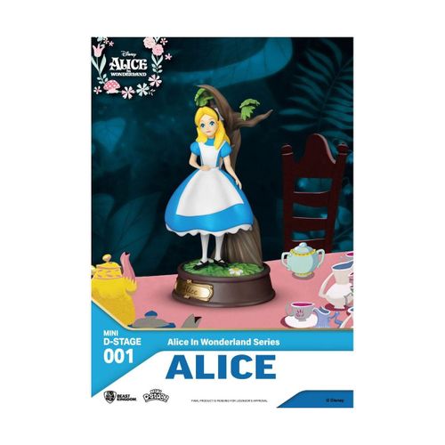 Alice Au Pays Des Merveilles - Statuette Mini Diorama Stage Alice 10 Cm