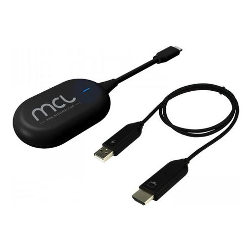 MCL Samar - Extension audio/vidéo sans fil - HDMI, USB-C - jusqu'à 50 m