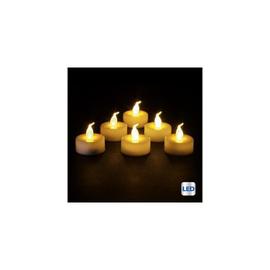 20 bougies LED pour sapin de Noël avec télécommande - coloris doré -  Lunartec