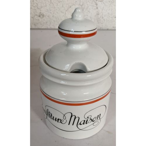 Pot "Confiture Maison" Porcelaine Auteuil
