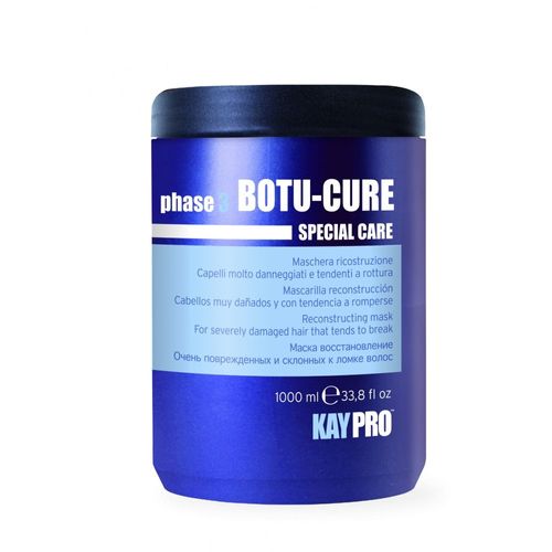 Kaypro Botu-Cure 1000ml ? Masque De Reconstruction Pour Cheveux Très Abîmés Blanc
