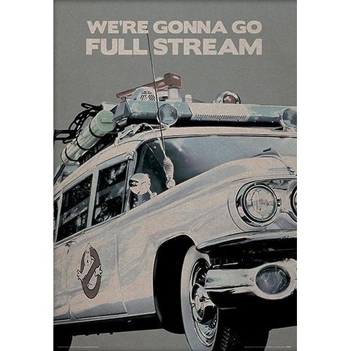 Ghostbusters - Ectomobile - We,Re Gonna Go Full Stream - 30x40cm - Affiche / Poster - Envoi Roulé
