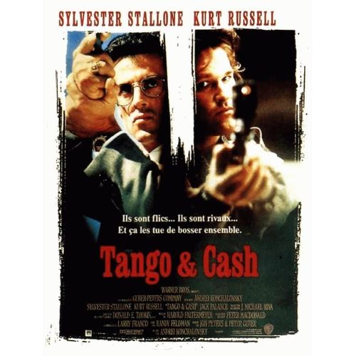Tango & Cash - 1989 - Sylvester Stallone, Kurt Russell - 120x160cm - Affiche / Poster - Envoi Plié