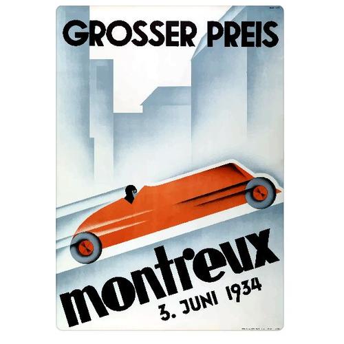 Affiche Montreux 1934