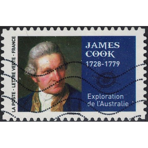France 2022 Oblitéré Used Grands Voyageurs James Cook Exploration De L'australie