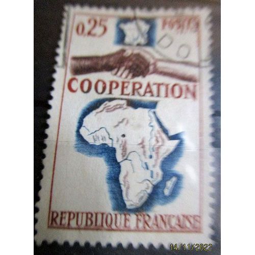 1964. F1432: Coopération Avec L'afrique Et Madagascar.