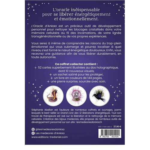 L'oracle D'ankaa - Avec 52 Cartes, Un Sachet Satiné, Un Livre Et Une Pierre Surprise