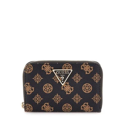 Compagnon / Portefeuille Guess Laurel Slg Large Zip Mocha Logo PG850014