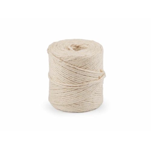 1pc (01) Ecru Jute Légère Double / String Ø2 Mm Pour Le Tricot Et Le Crochet 100 G, Fil Épais, &, Haberdashery