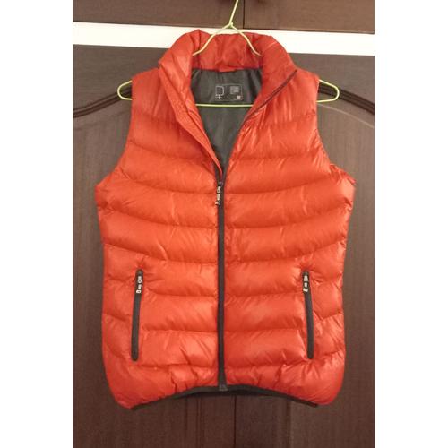 Gilet Sans Manche Doudoune Rouge Game Id S Blouson Chaud À Poches Femme