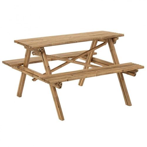 Table Banc De Jardin Lova En Bambou