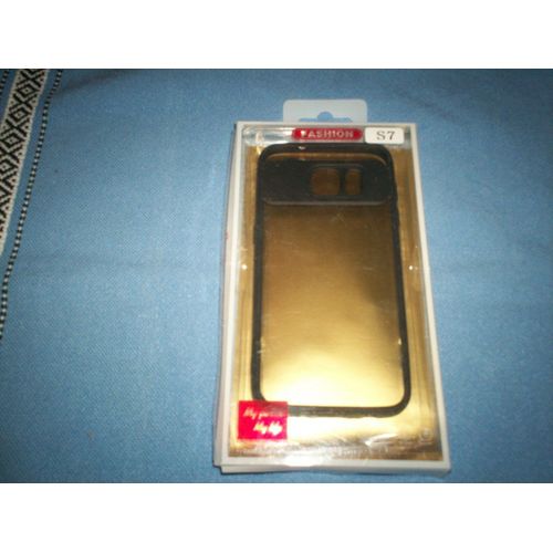 Coque Samsung Galaxy S7 Noire Et Transparente