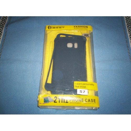 Coque Samsung Galaxy S7 Bleue Foncée