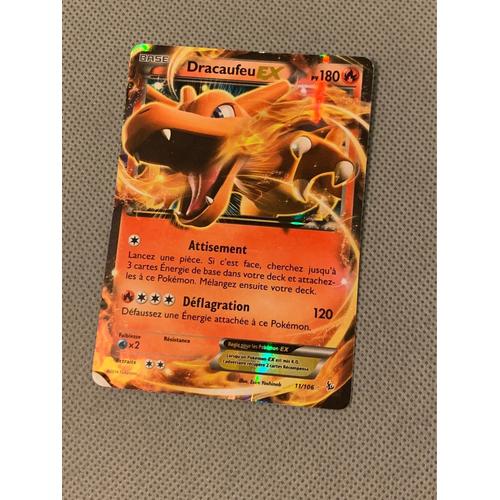 Carte Pokemon Dracaufeu Ex 180 Pv - 11/106 Xy Etincelles Vf