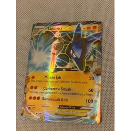 Carte Pokémon 107/111 Lucario-EX 180 PV ULTRA RARE FULL ART XY03