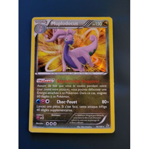 Muplodocus 74/106 Holo Set Xy Etincelles Fr