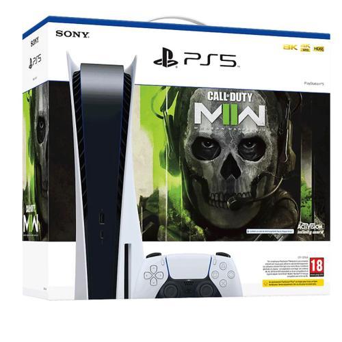 Console Sony Playstation 5 + Call Of Duty Modern Warfare Ii (Code De Téléchargement)