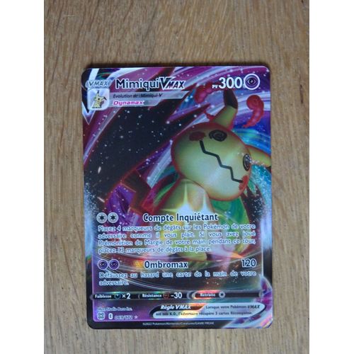 Carte Pokémon Mimiqui Vmax 69/172