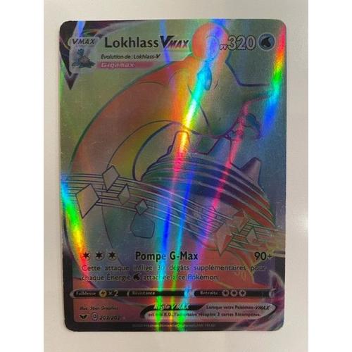 Carte Pokemon Lokhlass Vmax 203/202