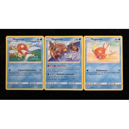 Soleil & Lune - Magicarpe X 3 - Sl3 32/147 + Sl4 17/111 + Sl6,5 19/70