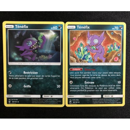 Soleil & Lune - Ténéfix X 2 - Gardiens Ascendants 80/145 + Ténéfix Tempête Céleste 88/168