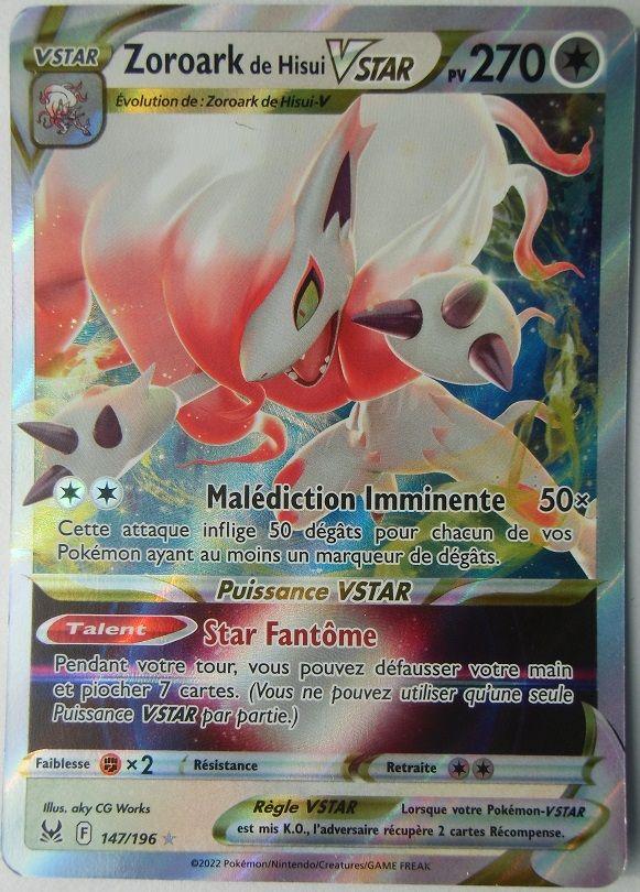 Zoroark de Hisui-V-ASTRO / Hisuian Zoroark-VSTAR (147/196)