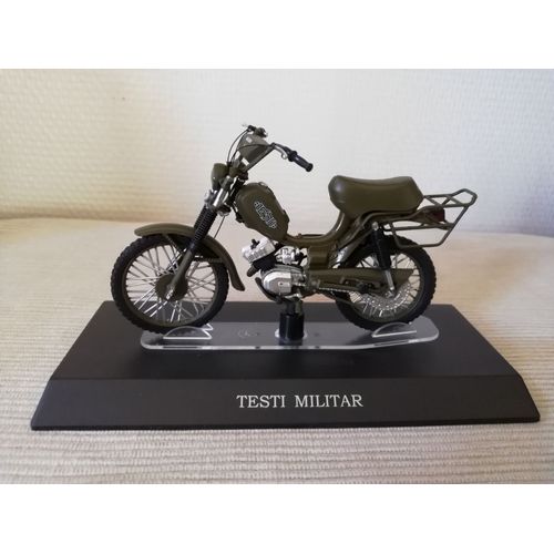 Moto Mobylette Italienne : Testi Militar 1/18-Leo Models