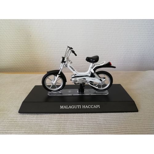 Moto Mobylette Italienne : Malaguti Haccapi 1/18-Leo Models