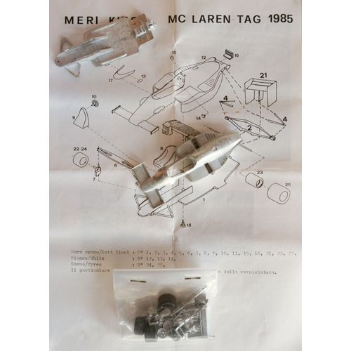 Formule 1 - Mc Laren Mp4 2b Saisons 1984-1985 - Kit Meri-Kits 1:43