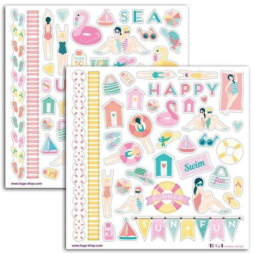 Autocollant Baigneuses 85 Pcs