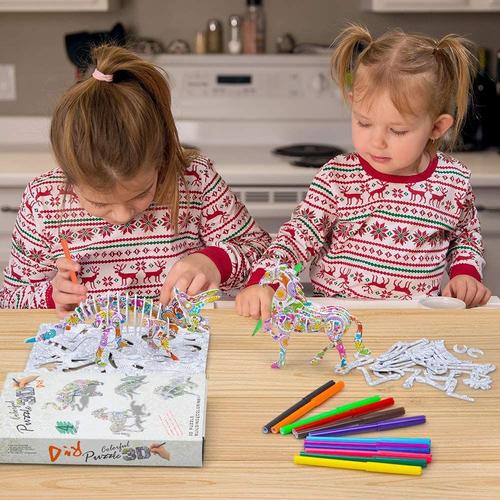 Dream Fun 3D Puzzle From Children, Handicraft Set de 6-12 ans Enfants  Filles Garçons Cadeaux d'anniversaire-mxbc