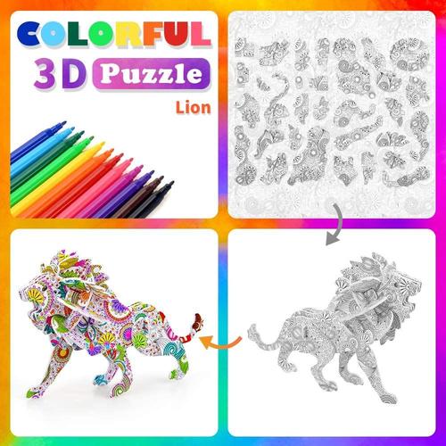 Puzzle 3D Bricolage Kits Artisanat pour Enfant Fille Garçon 6-12 Ans -  Meilleur Cadeau et Jouets pour Enfants[50] - Cdiscount Jeux - Jouets