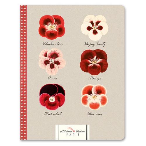 Cahier Ligné Numéroté 17 X 22 Cm 100 G Sur M² 64 P Pelargoniums