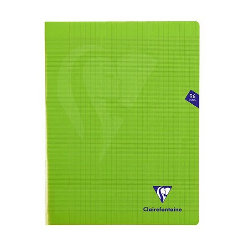 Cahier 24 X 32 Cm Grands Carreaux Séyès 96 Pages Mimesys