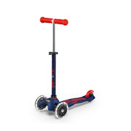 Trottinette Mini Micro Deluxe Led - Bleu Marine