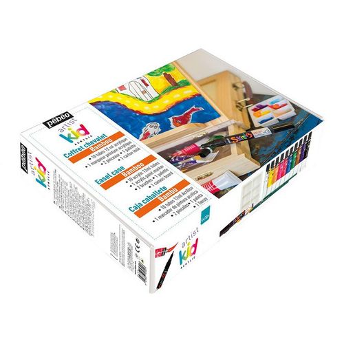 Coffret Chevalet Artist Kid Peinture Acrylique + Outils