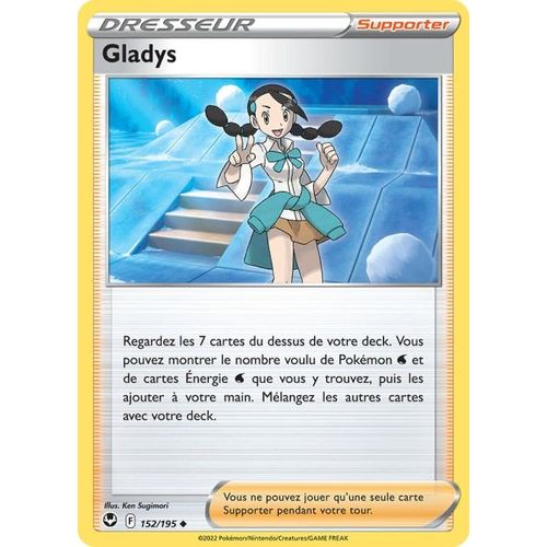 Carte Pokemon - Gladys - 152/195 - Eb12 Tempete Argentée -