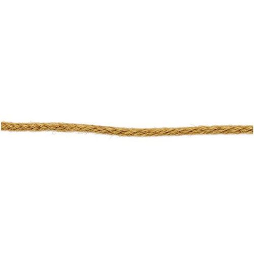 Cordon Tressé Aspect Jute Naturelle 3 M Fin